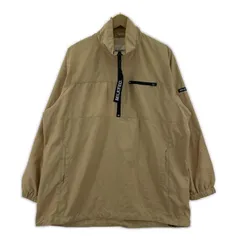 MILKFED. ミルクフェド バックロゴプリント ハーフジップジャケット sizeS/ベージュのサムネイル