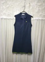 ルコックスポルティフ ゴルフ ノースリーブ ONE PIECE ネイビー