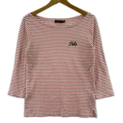 POLO RALPH LAUREN ポロ・ラルフローレン ボーダー カットソー sizeS/ホワイト×レッド