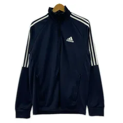 adidas アディダス スリーライン トラックジャケット sizeO/ネイビー