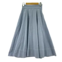 MISCH MASCH ミッシュマッシュ ハイウエスト フレアスカート sizeS/サックス系のサムネイル