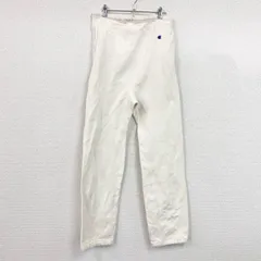 古着 used　80s　Champion　チャンピオン　リバースウィーブ　スウェットパンツ　トリコタグ　アイボリー　XLサイズ