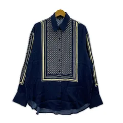 rag ＆ bone ラグアンドボーン S5-W01091 総柄長袖シャツ sizeＳ/Ｐ/ネイビー系のサムネイル