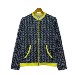 LANVIN ランバン タグ付き 総柄 ジップアップジャケット size38/グレー系のサムネイル