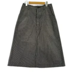 MHL. エムエイチエル 595-1132500 麻混スカート sizeⅠ/ブラック×ホワイトのサムネイル