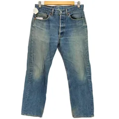 リーバイス Levis 90s USA製  ボタン裏520刻印 エルパソ工場 501 ストレートデニム メンズ  W32 L28