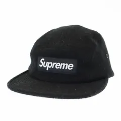 シュプリーム SUPREME Harris Tweed Camp Cap ハリスツイード キャンプ キャップ 帽子 黒 ブラック ブランド古着ベクトル 中古 ☆AA★▲■ 250730