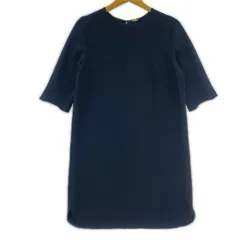 Deuxieme Classe ドゥーズィエムクラス MUSE ミューズ  Iラインワンピース size36/ブラックのサムネイル