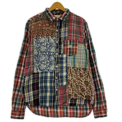 Denim & Supply Ralph Lauren デニムアンドサプライラルフローレン パッチワーク長袖シャツ sizeM 175/96A/ミックスカラー