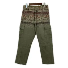 TALKING ABOUT THE ABSTRACTION トーキングアバウトジアブストラクション 花柄 ジャガード カーゴパンツ size1/オリーブのサムネイル