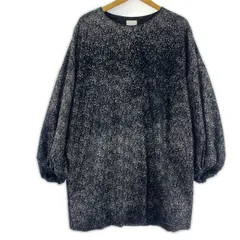 AMERI アメリ 02625250 バルーンワンピース sizeM/ブラック×シルバー