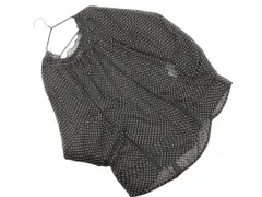 VertDense ヴェールダンス ドット レース ブラウス シャツ sizeM/黒 ■◇ レディースのサムネイル