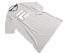 FILA フィラ Vネック 長袖 Tシャツ sizeM/グレー ■◇ メンズ