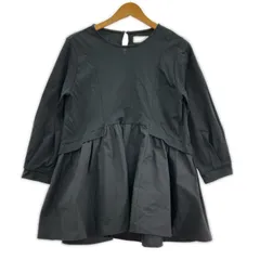 OPAQUE.CLIP　オペーク ドット クリップ 素材切替 ペプラムカットソー size36/ブラック