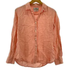 JOURNAL STANDARD relume ジャーナルスタンダード レリューム リネン長袖シャツ sizeS/ピンク