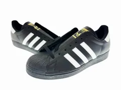 アディダス adidas SUPERSTAR ADV スーパースター スニーカー GW6931 28 ブラック ホワイト ブランド古着ベクトル 中古▲■ 260108