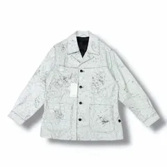 参考上代154000円 未使用 YOKE 25SS CRACKED GOAT LEATHER CAR COAT クラックドゴートレザー カーコート ヨーク YK25SS0901C ホワイト 2 （12244M）のサムネイル