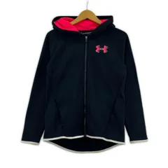 UNDER ARMOUR アンダーアーマー 裏起毛 ジップアップジャケット sizeYXL/ブラック