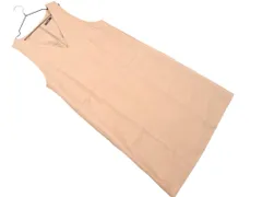 URBAN RESEARCH ROSSO アーバンリサーチロッソ Vネック Iライン ワンピース size36/ベージュ ■◇ レディース