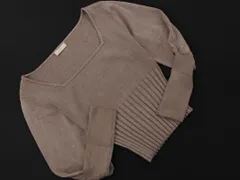 FREE'S MART フリーズマート スクエアネック ニット セーター sizeFR/ピンクベージュ ■◇ レディース