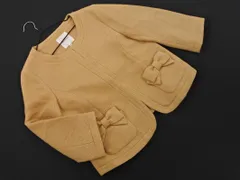 Bon mercerie ボンメルスリー リボン ノーカラー ジャケット size38/ベージュ ■◇ レディースのサムネイル