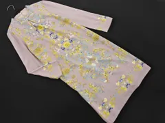 SunaUna スーナウーナ 花柄 Iライン ワンピース size38/ピンク ■◇ レディース