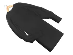 ZARA ザラ シースルー 切替 ボリュームスリーブ タイト ワンピース sizeS/黒 ■◇ レディース