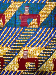 ②⑤Ｇアフリカンプリント生地＊パーニュ＊キテンゲ＊アフリカンバティック＊アフリカ布