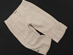 J.CREW ジェイクルー リネン100% タック ロールアップ パンツ size0/ベージュ ■◇ レディース