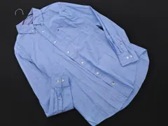 TOMMY HILFIGER トミーヒルフィガー スリムフィット ボタンダウン シャツ sizeL/水色 ■◇ メンズ