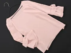 MISCH MASCH ミッシュマッシュ レース フレアスリーブ ブラウス シャツ size38/ピンク ■◇ レディース