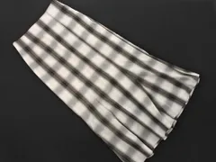 LOWRYS FARM ローリーズファーム チェック ロング スカート sizeL/白 ■◇ レディース