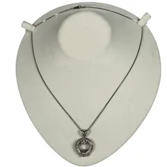 Pt900/850 ダイヤネックレス デザインネックレス 0.30ct 総重量10.2g