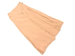 新品 UNIQLO ユニクロ HANA TAJIMA ハナタジマ ストライプ タック ロング スカート sizeS/ベージュ ■◇ レディース