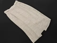 yoshie inaba ヨシエイナバ リネン混 ロング タイト スカート size9/ライトベージュ ■◇ レディース