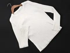 BEAUTY & YOUTH ビューティ&ユース ユナイテッドアローズ リブ カットソー オフホワイト ■◇ レディース