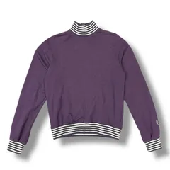 参考上代24200円 LITTLEBIG Rib Sweat Shirts リブスウェットシャツ トレーナー リトルビッグ LB223-CS03 パープル M （11732M）