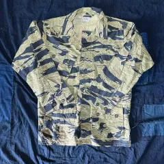 60s U S Army (復刻) タイガー カモ コンバット ジャケット S/S