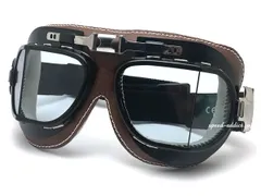 baruffaldi VINTACO 4眼 GOGGLE BROWN/バルファルディゴーグルビンテージヘルメットstadiumowenエバーオークeveroakクロムウェルcromwellのサムネイル