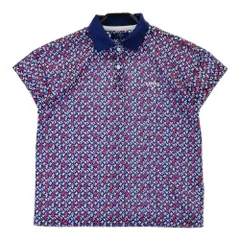 サイズ：M CALLAWAY キャロウェイ  半袖ポロシャツ 花総柄 ネイビー系 [240101647139] ゴルフウェア レディース ストスト