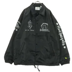 美品 Mark Gonzales マークゴンザレス 長袖 ナイロンジャケット L ブラック メンズ 古着