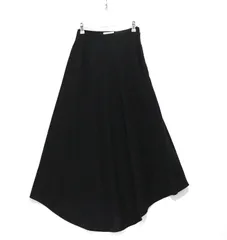 【中古A】レディース34 セリーヌ ウール アシンメトリー スカート CELINE Wool Asymmetry Skirt ブラック Aライン 2J064844C 送料無料のサムネイル