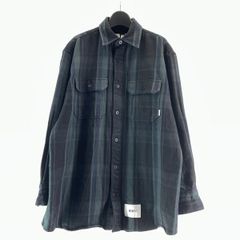 25AW WTAPS ダブルタップス 長袖 リサイクルウールチェックシャツ