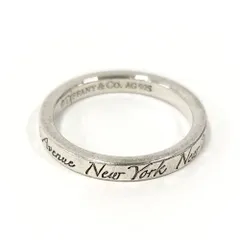 TIFFANY&Co. ノーツナロー リング シルバー SV925 約14号