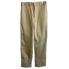 USA製 Dickies ディッキーズ ワークパンツ チノパン ベージュ カーキ系 48×30 No.M048