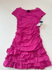 ラルフローレン 新品 ピンク フリル ONE PIECE 6x