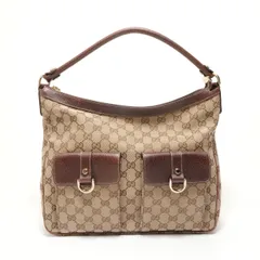 GUCCI グッチ ショルダーバッグ GGキャンバス アビー ホーボー【中古】