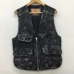 DIESEL ディーゼル ベスト 23AW ブラックデニムベスト
