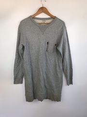 ALPHA INDUSTRIES 스웨트 원피스 여성 L 그레이 3342202603290028
