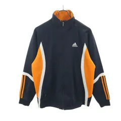 adidas アディダス トラックジャケット S ネイビー ジャージ メンズ 古着